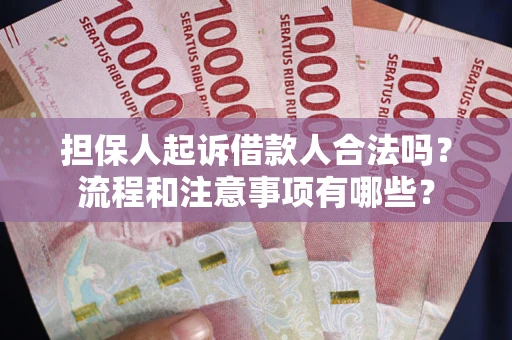 北京担保人起诉借款人合法吗？流程和注意事项有哪些？