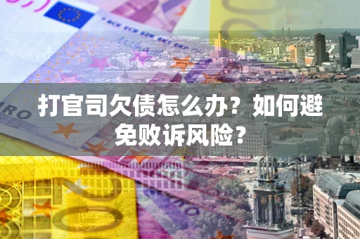 北京打官司欠债怎么办？如何避免败诉风险？