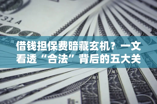 北京借钱担保费暗藏玄机？一文看透“合法”背后的五大关键陷阱