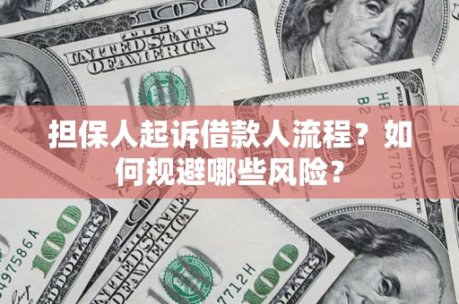 北京担保人起诉借款人流程？如何规避哪些风险？