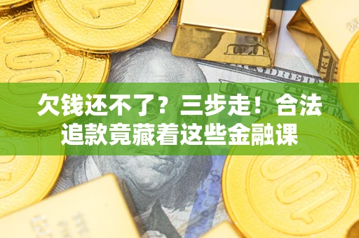 北京欠钱还不了？三步走！合法追款竟藏着这些金融课