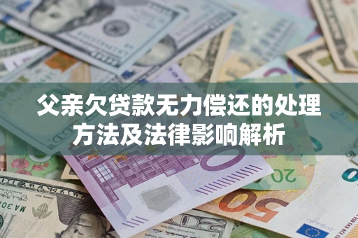 北京父亲欠贷款无力偿还的处理方法及法律影响解析