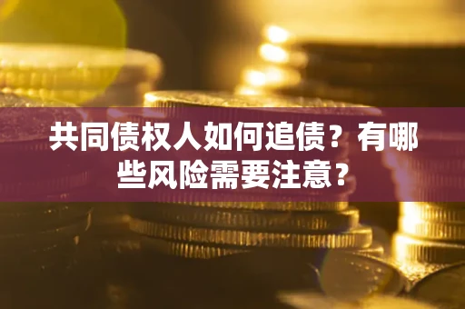 北京共同债权人如何追债？有哪些风险需要注意？